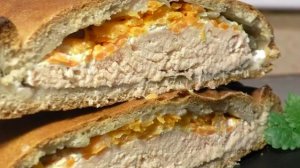 Быстрый рыбный пирог из кеты и овощей,просто и без хлопот!