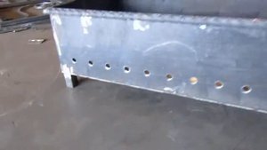 мангал со съёмными ножками