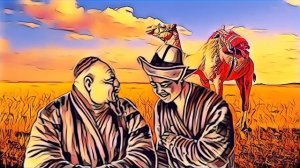 КАК БАЙ ПОЗНАКОМИЛСЯ С АЛДАРОМ КОСЕ. Казахская сказка. Звуковой диафильм. Аудиосказка.