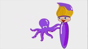 Цвета для малышей׃ Кисточка Петти   ФИОЛЕТОВЫЙ, мультик для детей про цвета