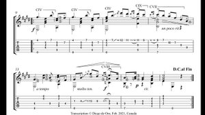 ¡Adelita! TABS - Francisco Tárrega | Classical Guitar | Sheet Music Archive SMAA