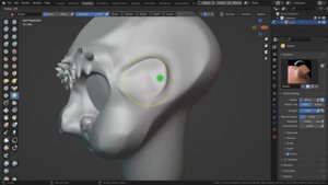 Разбор всех инструментов для скульптинга в Блендер.(Sculpting brushes Blender)
