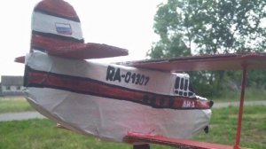 Самолёты ИЛ-86 и АН-2 из картона. Обзор на самолёты СССР.