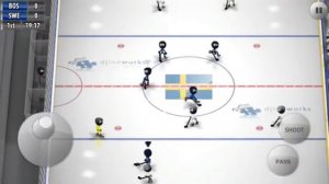 Game over #20- Stickman Ice Hockey (обзор  андроид игры)