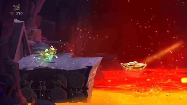 Walkthrough: Rayman Legends 100% - The Great Lava Pursuit смотреть онлайн
