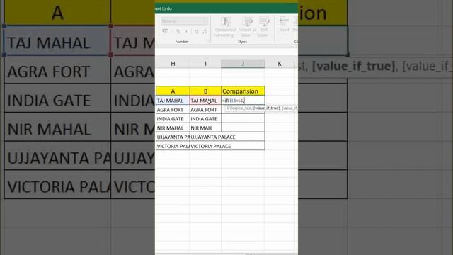 Compare Two Columns in Excel (for Matches & Differences)