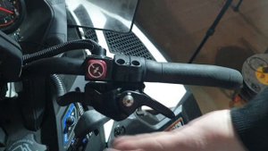 Левый газ на снегоход (DIY snowmobile left hand throttle)