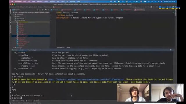 Devops Code Hour - Pulumi, Azure, Docker смотреть онлайн