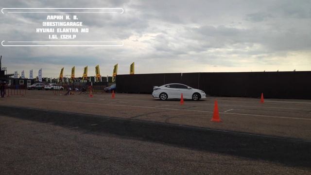 Автослалом СТК ЛЮБЕРЦЫ. Ларин И.В. Hyundai Elantra MD. 30.08.2020 смотреть онлайн