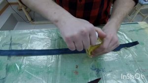 Ремень из сыромятной кожи ручной работы. DIY.