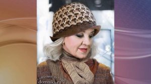 Вязаные Шапки которые идут всем. Возраст 50+   Красивые вязаные шапки для женщин.