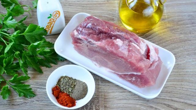 Мясо жареное крупным куском