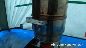 Печка Горынычъ. Испытания Перегревателя пара Семаргл _ DIY Handmade Stove. Steam.mp4
