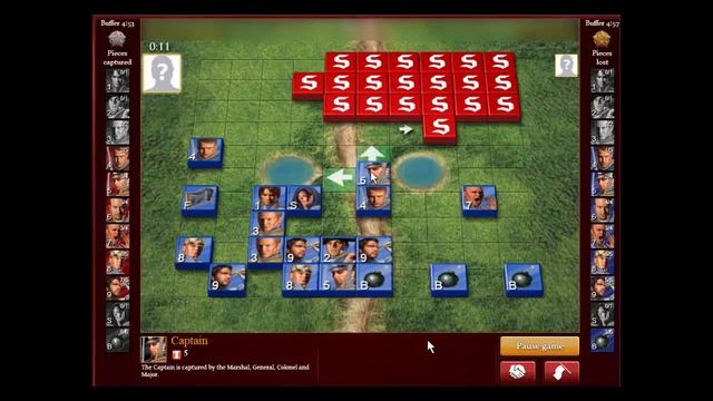 Mystery Player Stratego Tutorial Series(Flag up Front) Game 21 of 25 смотреть онлайн