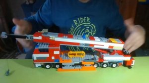 Лего самоделка кран.