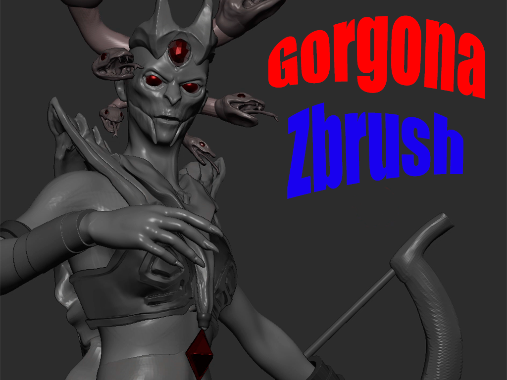 Zbrush/Медуза/Горгона