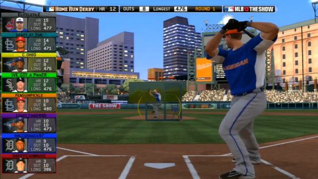 MLB 13 The Show - Online Home Run Derby with Viewers смотреть онлайн