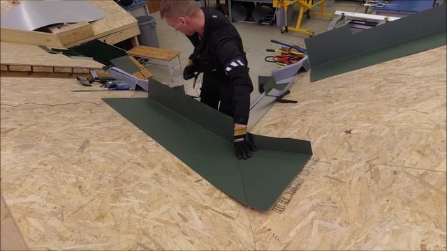 Фальцевая кровля Надстенный желоб! 5 часть! Колледж смотреть онлайн