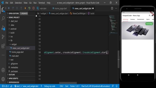 Flutter News Application using GetX and WordPress Custom API - EP 01 - Minimal UI