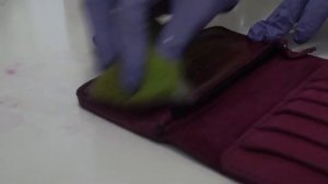 Как очистить кожаный кошелек?