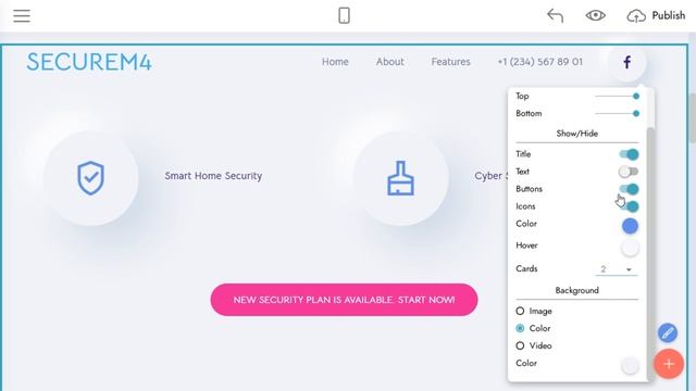 Mobirise Tech Website Theme | SecureM4