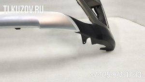 Бампер передний Rav 4 (4) рестаил бронзовый под парктроники с юбкой и спойлером