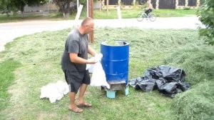 Сенорезка для травянной муки моя разработка часть 1