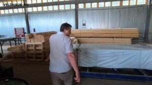 Обзор производства клееного бруса в г. Киров. Строительство домов из клееного бруса.