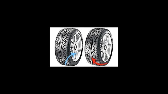 Как определить направление вращения шины, автомобильной резины смотреть онлайн