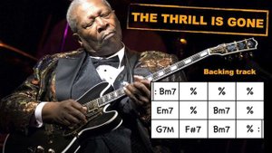 The Thrill Is Gone (B.B. King) - Backing Track