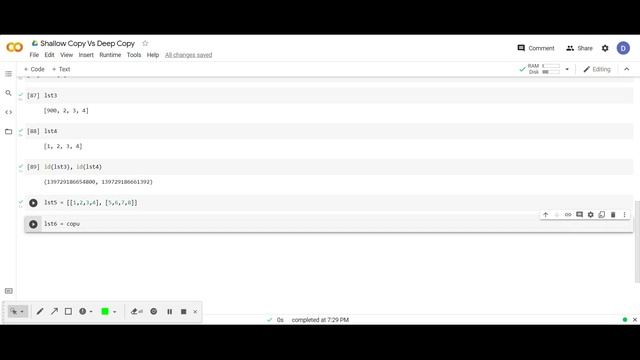 Shallow Copy Vs Deep Copy In Python Language