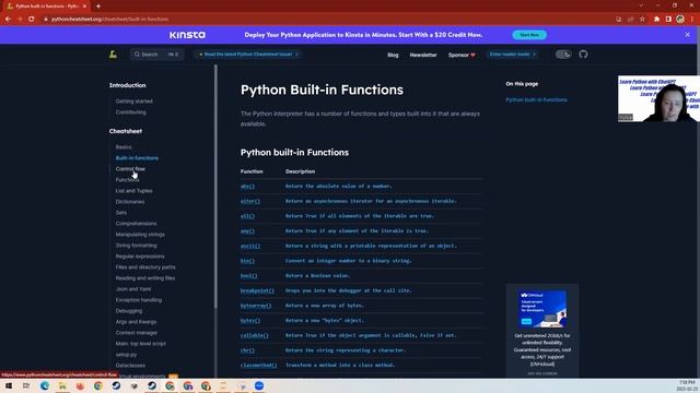 Learn Python with ChatGPT: Check Your Knowledge Using Cheat Sheets from pythoncheatsheet.org