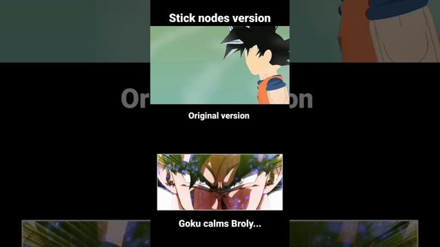 Goku calms Broly | Stick Nodes animation - Blaze Nodes