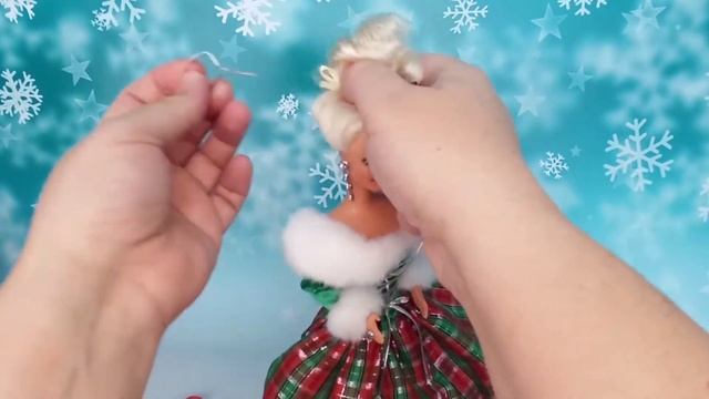 Барби. Обзор. Winter's eve barbie 1994 . смотреть онлайн