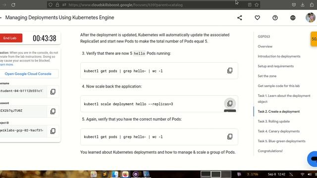 Managing Deployments Using Kubernetes Engine - New 2023 ( GSP053 ) смотреть онлайн
