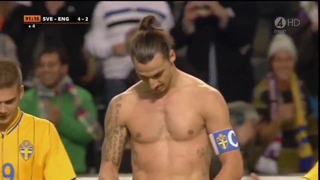 Лучший гол Ибрагимовича через себя! смотреть онлайн