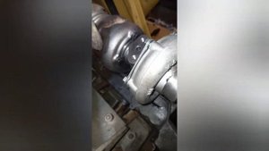 замена турбины  на экскаваторе погрузчике