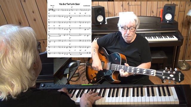 Yes Sir That's My Baby - Jazz guitar & piano cover ( Walter Donaldson ) смотреть онлайн