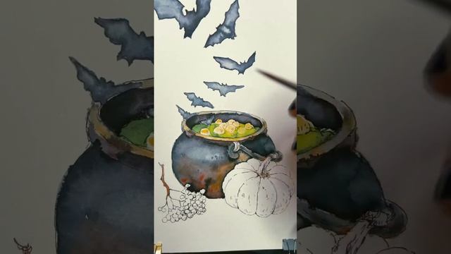 HALLOWEEN. SKETCHMARKER. SPEEDPAINT