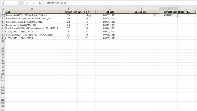 How to Use Extract Dates From Text in Excel - Excel for Beginners - 11 смотреть онлайн