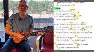 Der Sonne hinterher - Johannes Oerding 〰️ Guitalele unplugged + SongBook ChordPro Akkordbegleitung