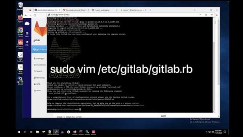 how to install gitlab enterprise edition. Offline installation gitlab tutorial. Gitlab-ee gitlab-ce