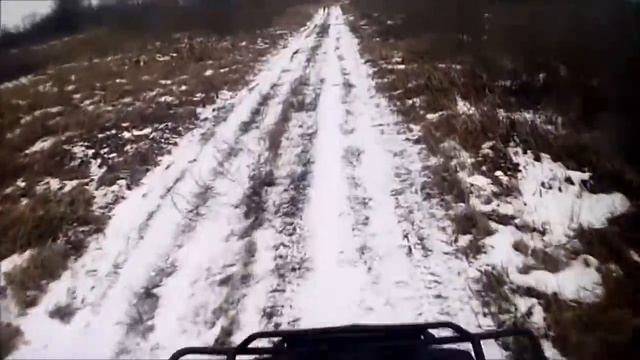 Небольшая покатушка на квадроцикле 200 куб