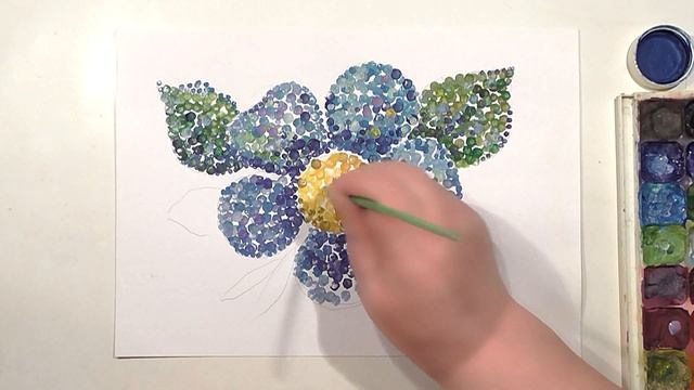 Flower | Pointillism Technique | IOTN - Speed Painting смотреть онлайн