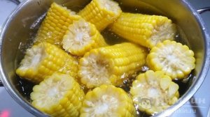 Золотая кукуруза со сливочным маслом на электрогриле