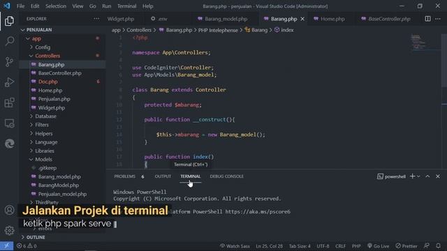 Tutorial CRUD Codeigniter 4 - #1 Menampilkan Data Database Mysql