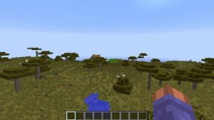 Cool flat lands, Savannah, NPC Village Minecraft seed 1.7.10