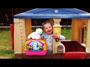 ✿ КОШКИ Играем в САЛОН КРАСОТЫ KEENWAY Видео для Детей Play with cat funny cats video for children