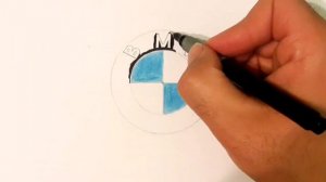 Расм чизиш БМВ значок/Как рисовать bmw