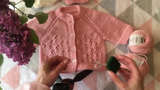 ❤️Кофта на девочку вязаная на спицах смотреть онлайн